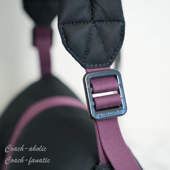 NWT Coach Coachtopia CQ859 Loop Puffy Wavy Dinky Bag in Black - Picture 8 of 16